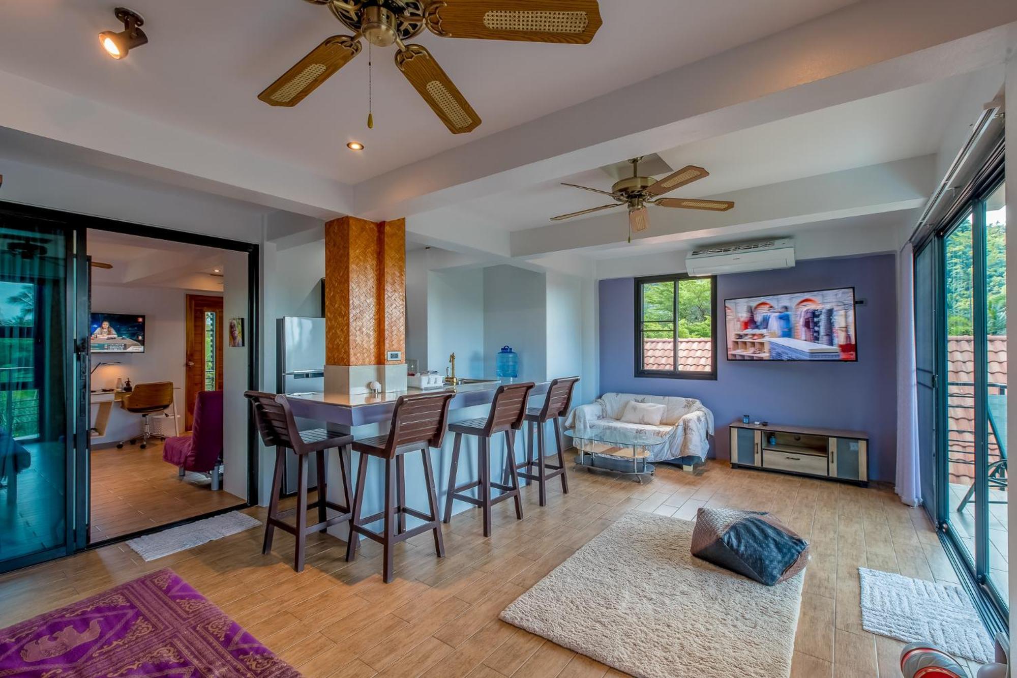 Penthouse Crystal Bay Apartments Бан-Ламай Экстерьер фото