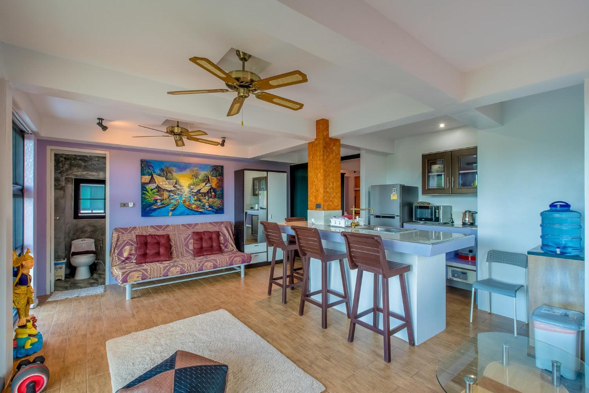 Penthouse Crystal Bay Apartments Бан-Ламай Экстерьер фото