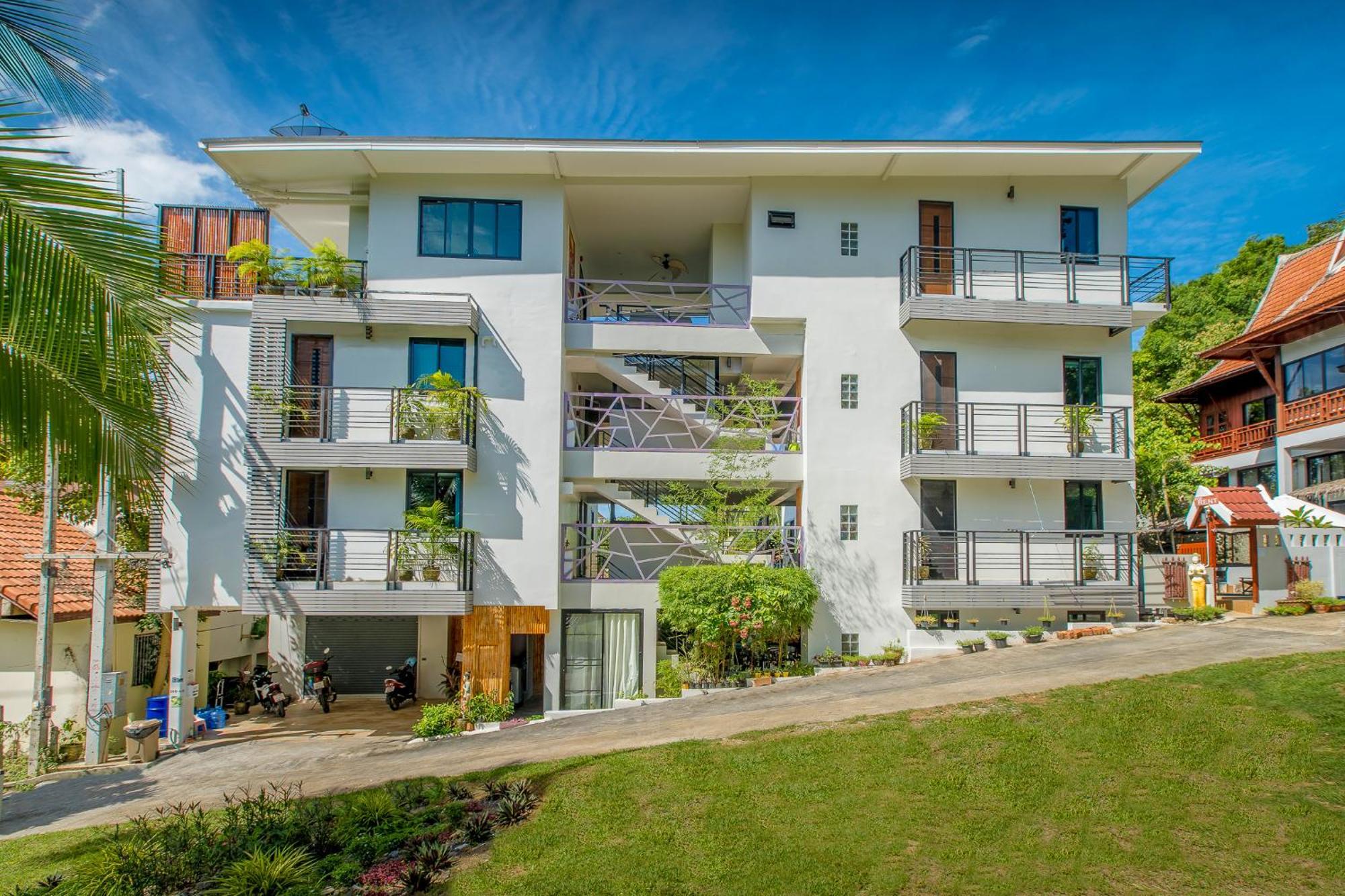 Penthouse Crystal Bay Apartments Бан-Ламай Экстерьер фото