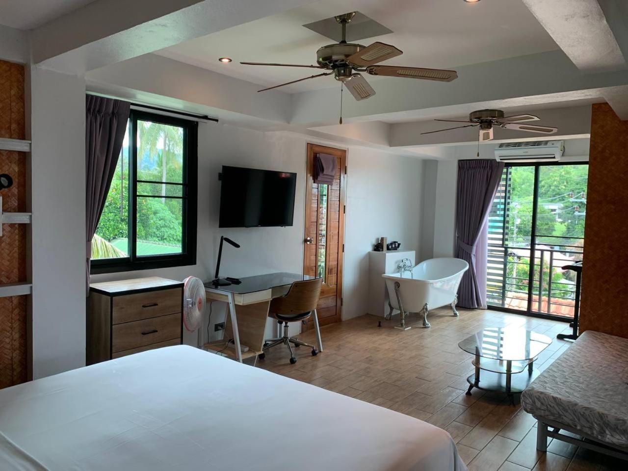 Penthouse Crystal Bay Apartments Бан-Ламай Экстерьер фото