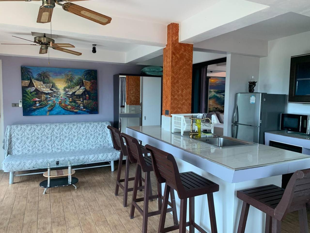 Penthouse Crystal Bay Apartments Бан-Ламай Экстерьер фото